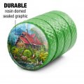 Cabin Critters Deer Raccoons Rabbits And Fox Valve Stem Caps Aluminum Tire Rim Wheel Air Covers For Schrader Type Valves Green