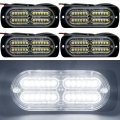 Ease2u E 12-24v 20-led Super Bright Emergency Warning Caution Hazard Construction Waterproof Amber Strobe Light Bar With 32 