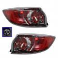 Standard Rear Brake Light Taillight Pair Set For 10-13 Mazda 3 Mazda3 Hatchback 