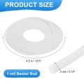 15ft Backer Rod 0 12 Inch Thick Silicone Rubber Foam Caulk Saver Weather Strip Seal For Sealing Concrete Gaps Expansion Joints