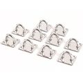 10 Stainless Steel 316 6mm Square Eye Plates 1 4 Marine Ss Pad Boat Rigging 