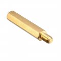 Uxcell M4x25mm 6mm Male-female Brass Hex Pcb Motherboard Spacer Standoff For Fpv Drone Quadcopter Computer Circuit Board 20pcs
