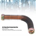 Air Pump Head Connecting Pipe Universal Screw Connection Compressor Discharge Tube Replacement Brass Plated For Truck Car Train