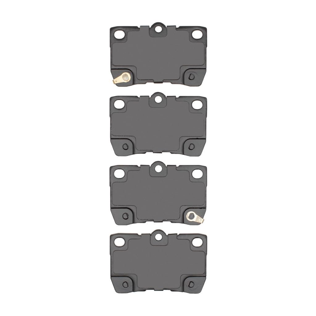 Front Disc Brake Pads For Lexus Gs350 Gs450h 2007 2011 Low Metallic Friction Material 2 Inner Height 3 47 In Width