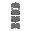 Front Disc Brake Pads For Lexus Gs350 Gs450h 2007 2011 Low Metallic Friction Material 2 Inner Height 3 47 In Width