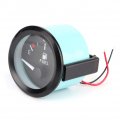 52mm Universal Car Stainless Steel Glass Fuel Level Gauge Led Digital E-1 2-f Range Meter With Sensor Black Shell White Light