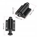 Uxcell Touch Catch Magnetic Press Latch For Cabinet Door Cupboard Drawers Black 5pcs