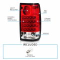 Amerilite Red Clear Led Tail Lights For 89-95 Toyota Pickup Passenger And Driver Side Include Bulb Harness