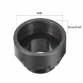 Uxcella Threaded Bushings Nylon Connector Adaptor M32 Outer To M40 Inner Thread Black