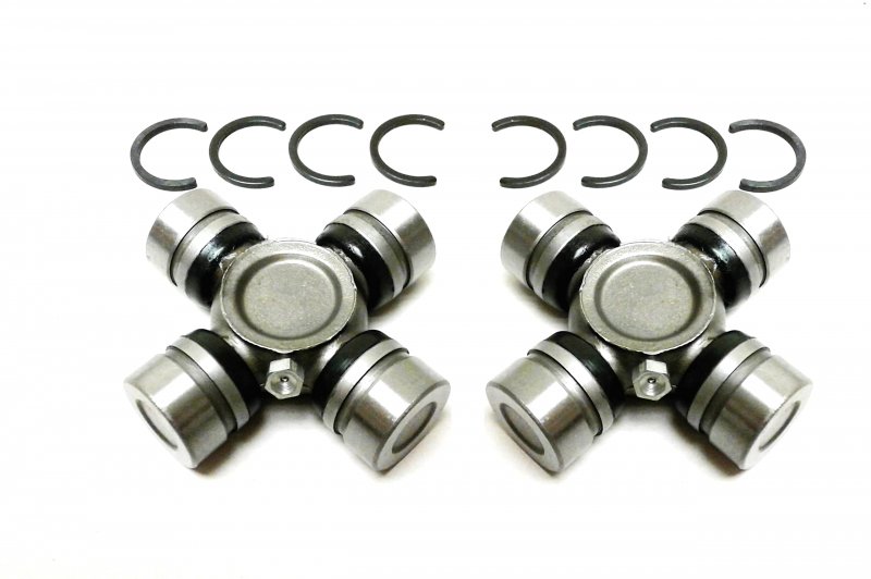 Precision Universal Joints For Polaris Rear Axle Inner Set Of 2 Reduced Vibration Heat Treated With Zerk Fitting And Clips