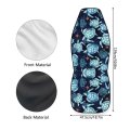 Horeset Sea Turtle Auto Seat Covers For Interior Decor Tribal Navajo Front Protector Fit Most Cars Sedan Suv Van