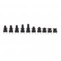 Cococina 100pcs 10 Models 6x6 Tact Switch Tactile Push Button Kit Height 4 3mm-13mm Dip 4p Micro Key 