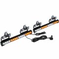 Aspl 2x16 8 Inch Emergency Flashing Led Traffic Advisor Strobe Light Bar 32led 26 Flash Patterns Interior Safety Warning Lights 