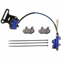 Pro Bat 15mm Rear Brake Caliper Master Cylinder Replacement With Backup Pads For 70cc 90cc 110cc 125cc 140cc 200cc Racing Pit 