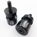 Xkh- Carbon Swingarm Spools Gsxr Engraved Logo 8mm Thread For Suzuki 1000 2001-2012 1100 1992-1998 600 1992-2011 750 Gsx 1300r