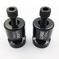 Xkh- Carbon Swingarm Spools Gsxr Engraved Logo 8mm Thread For Suzuki 1000 2001-2012 1100 1992-1998 600 1992-2011 750 Gsx 1300r