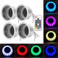 Fydun Car Cup Holder 4pcs Dc 12v Rgb Led Beverage Bottle Holders With Remote Control For Marine Rv Truck
