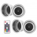 Fydun Car Cup Holder 4pcs Dc 12v Rgb Led Beverage Bottle Holders With Remote Control For Marine Rv Truck