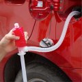 Othmro 2pcs Lightweight Liquid Fuel Transfer Siphon Pump Plastic Manual Oil Pumps Hand Fuel For Lawn Mowers Gas Air Water Blue