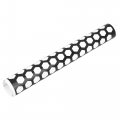 X Autohaux 4pcs Universal Car Rear Tail Light Lamp Stickers Honeycomb Type Decal Black 48 30cm