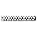 X Autohaux 4pcs Universal Car Rear Tail Light Lamp Stickers Honeycomb Type Decal Black 48 30cm