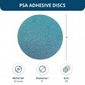 8 In Premium Zirconia Psa Discs Self Adhesive Random Orbital Sander For Metal Wood Fiberglass 80 Grit 10 Pack