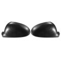 Pair Car Rear View Side Mirror Cover Cap Black Carbon Fiber For Volkswagen Golf 5 Gti Jetta M Passat B6 Sharan And Skoda Superb 