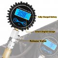Betooll 8pcs Compression Tester Automotive Digital Gauge 0-300psi For Petrol Engine Cylinder Test Tool Kit With Adapters Hose