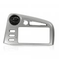 G-plus Center Dash Radio Bezel Vent Compatible With 2003-2008 Toyota Matrix Or Pontiac Vibe Same Button Configuration Silver