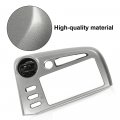 G-plus Center Dash Radio Bezel Vent Compatible With 2003-2008 Toyota Matrix Or Pontiac Vibe Same Button Configuration Silver