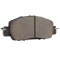 Front Ceramic Disc Brake Pad Set For 2016-2017 Honda Accord 2 4l D1860 4 Piece Kit With Hardware Model 155251
