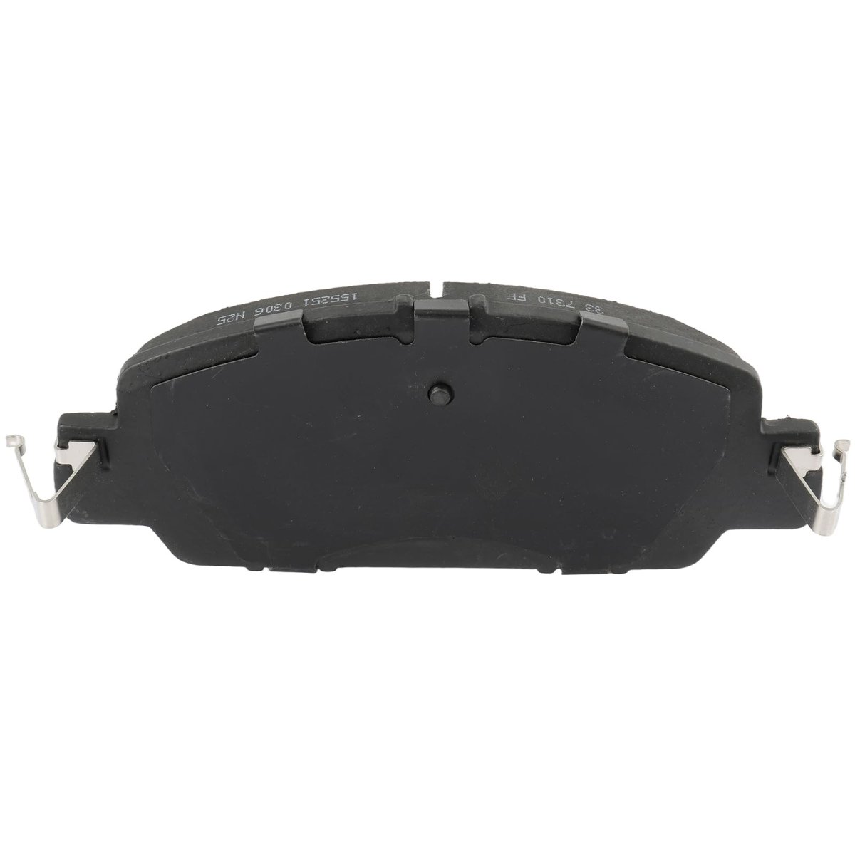 Front Ceramic Disc Brake Pad Set For 2016-2017 Honda Accord 2 4l D1860 4 Piece Kit With Hardware Model 155251