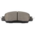 Front Ceramic Disc Brake Pad Set For 2016-2017 Honda Accord 2 4l D1860 4 Piece Kit With Hardware Model 155251