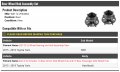Rear Wheel Bearing Hub Assembly Set Of 2 Compatible With 2015-2019 Toyota Yaris Fwd Hatchback