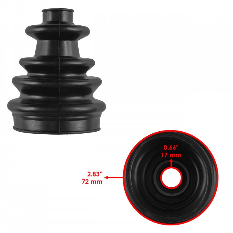 Caltric Front Axle Outer Cv Boot Kit For Polaris Xpedition 325 425 4x4 2000 2001 2002