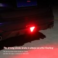 Gift2u Red Strobe Brake Light Kit Waterproof Tail Rear Lamp 12v Universal Car Motorcycle Stop Vehicle Anti-collision Taillight