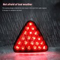 Gift2u Red Strobe Brake Light Kit Waterproof Tail Rear Lamp 12v Universal Car Motorcycle Stop Vehicle Anti-collision Taillight