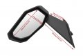 Sautvs Folding Front Door Rear View Side Mirrors For Maverick X3 Adjustable Premium High-definition Can-am Max 2017-2023