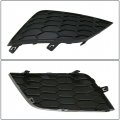 Wflnhb Left Side Front Bumper Fog Light Cover Grilles Replacement For Nissan Sentra 2016-2018 Bezels Driver