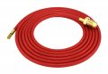 Power Cable For 20 Series Water-cooled Tig Torches 12 5 Feet Super Flex Red Braided Model 45v03-r 