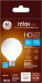 Ge Relax Led Light Bulb 60 Watt Soft White G25 Globe Frosted Medium Base 1 Pack