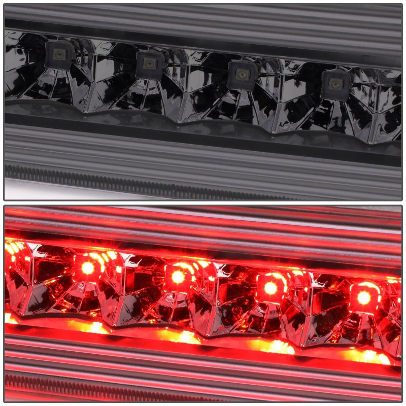 Smoked Lens Led High Mount 3rd Brake Light For 05-10 Jeep Grand Cherokee 3bl-jgc05-led-sm Waterproof Rear Tail Bar Assembly