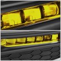 Auto Dynasty Led Fog Lights Assembly For 2016-2017 Honda Accord Lamp Replacement Bezels Switch Driver Passenger Side Chrome