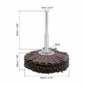 Uxcell Abrasive Cloth Flap Wheel Sanding Star 1 4-inch Shank For Woodworking Root Carving Furniture Polishing 180 Grit