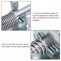 Uxcell Barrel Bolt Latch 4pcs 12x135mm Carbon Steel Galvanized Spring Loaded Gate Pin Sliding Door Lock For Trailer Doors