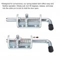 Uxcell Barrel Bolt Latch 4pcs 12x135mm Carbon Steel Galvanized Spring Loaded Gate Pin Sliding Door Lock For Trailer Doors