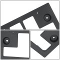 Factory Style Front License Plate Mounting Bracket Compatible With Nissan Nv1500 Nv2500 Nv3500 12-18 Matte Black