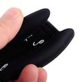 Beler Black 3 Buttons Silicone Remote Key Cover Case Fob Shell For Benz C280 C300 E350 Glk350 Clk550