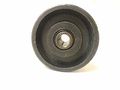 3 X 1-1 2 V-groove Iron Steel Caster Wheel 400 Lbs Each 