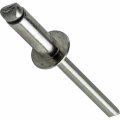 Stainless Steel Pop Rivets 3 16 X 1 8 Dome Head Blind 6-2 Gap 020 125 Quantity 50 By Fastenere 